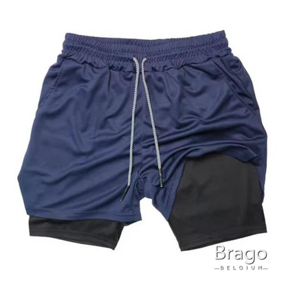 Dualfit™ | 2-in-1 sportshort voor de zomer