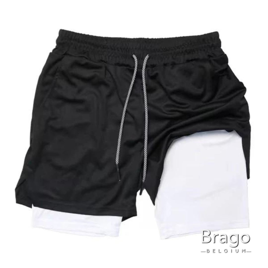 Dualfit™ | 2-in-1 sportshort voor de zomer