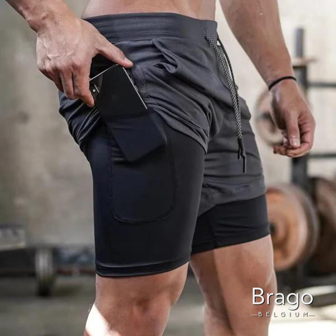 Dualfit™ | 2-in-1 sportshort voor de zomer