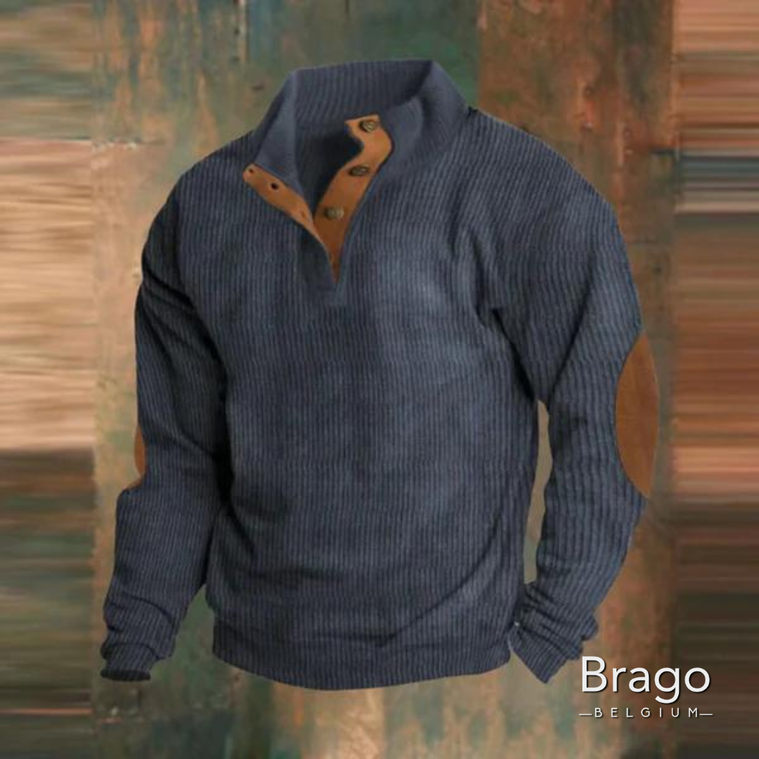 Simon™  | Kwart knoopsluiting pullover