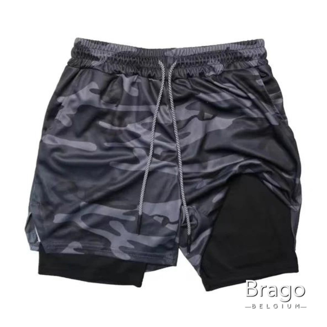 Dualfit™ | 2-in-1 sportshort voor de zomer