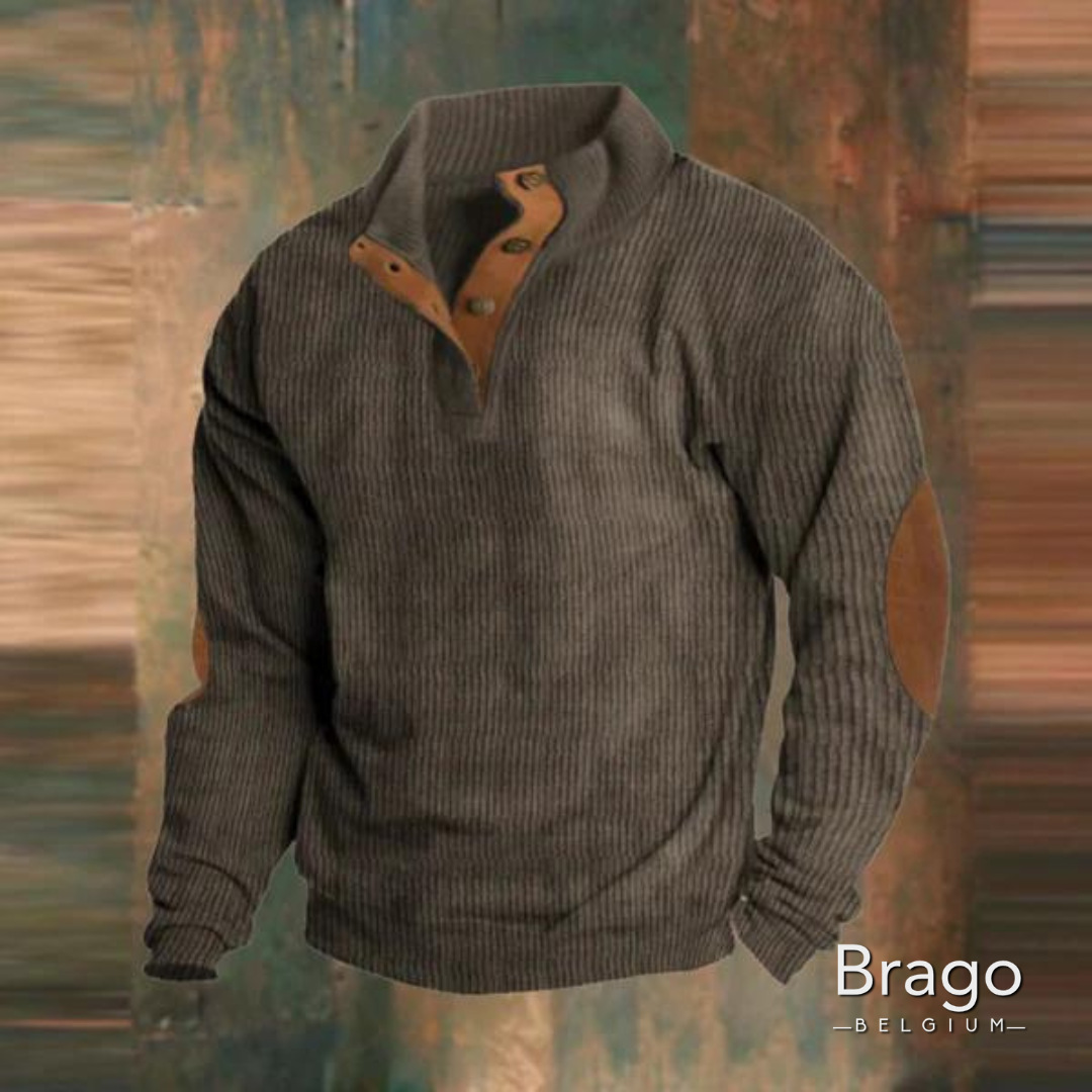 Simon™  | Kwart knoopsluiting pullover