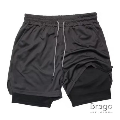 Dualfit™ | 2-in-1 sportshort voor de zomer