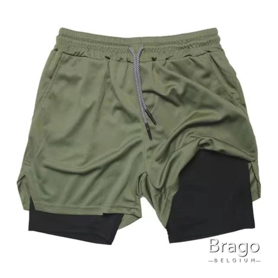 Dualfit™ | 2-in-1 sportshort voor de zomer